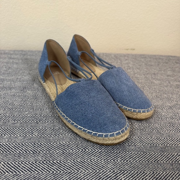 Eileen Fisher -  Lee Jean Espadrille Flat - Picture 6 of 9
